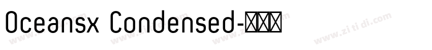 Oceansx Condensed字体转换